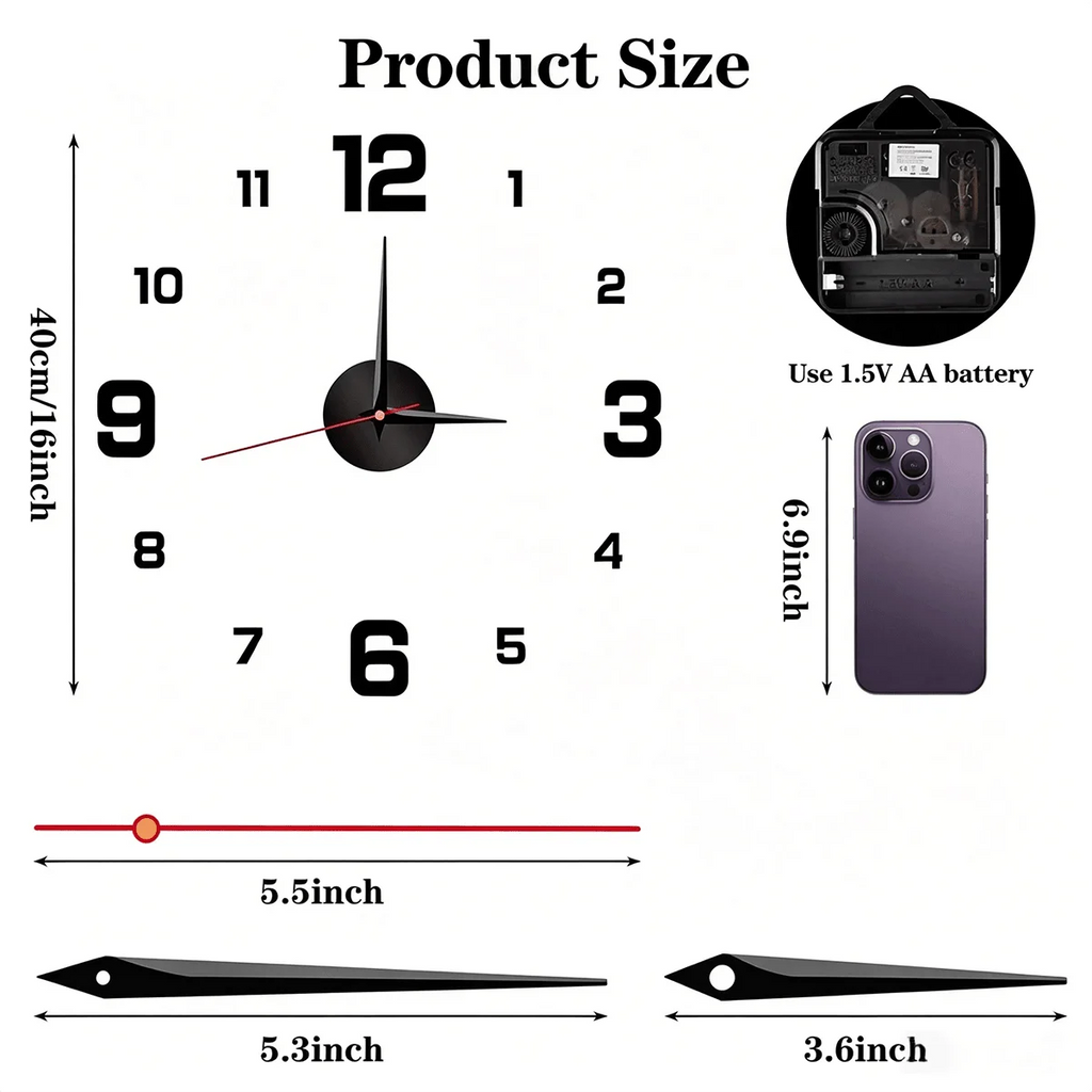 Glow-In-The-Dark DIY Wall Clock